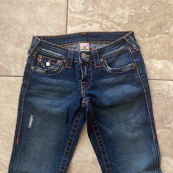 True Religion Jeans at there finest! Size 27 Color : Dk Wash - Picture 3 of 6